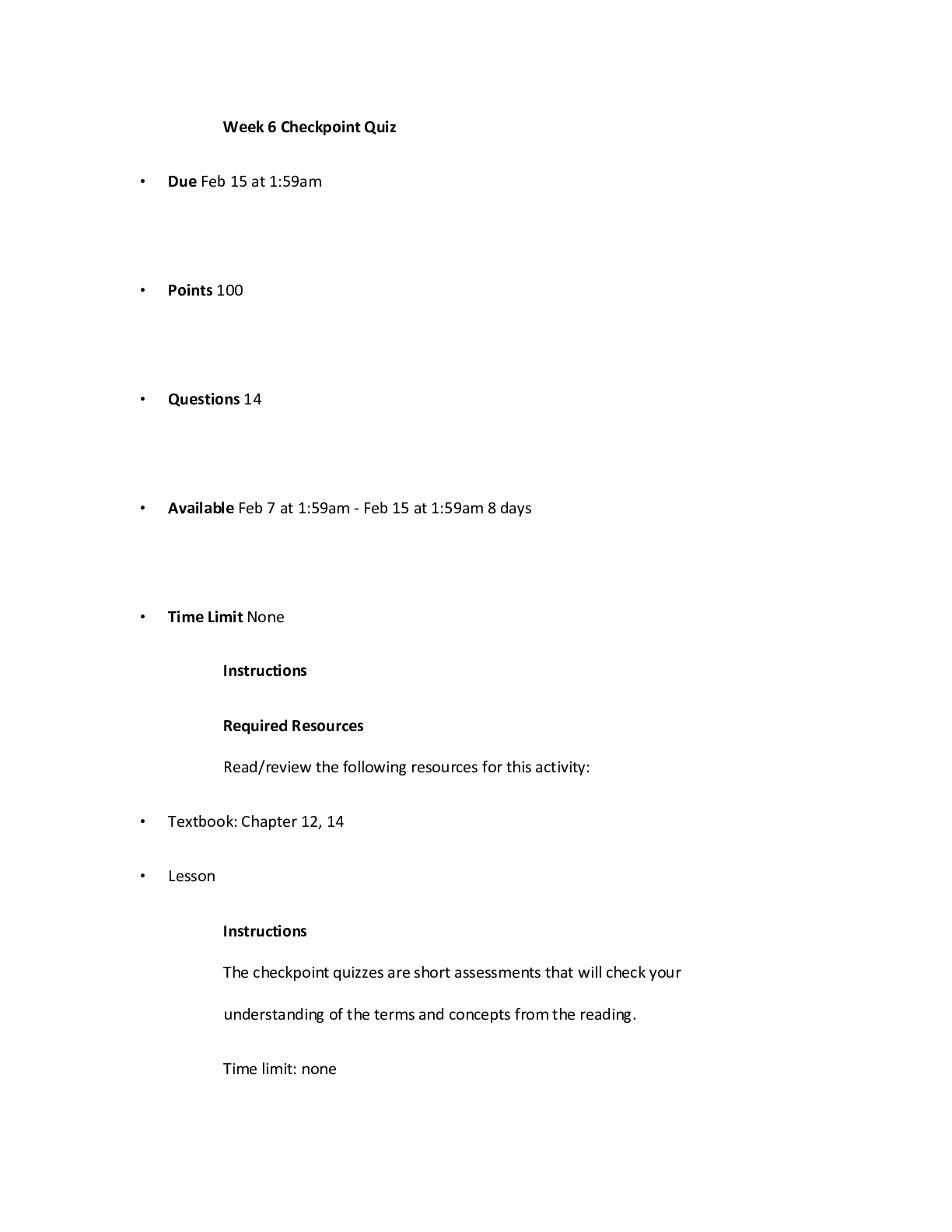 Preview image for PHIL 347 Week 6 Checkpoint Quiz  ( latest version Feb 2021, Attempted 100 out of 100 points)